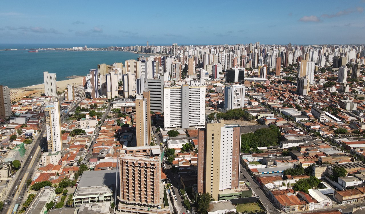 imagem aérea de Fortaleza